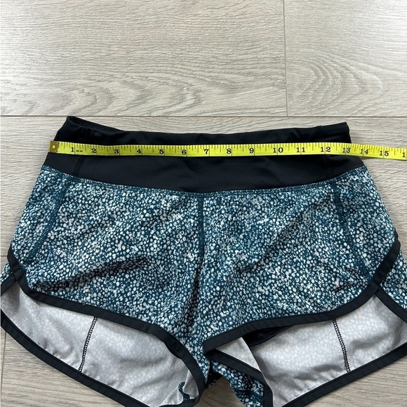 Lululemon Run: Speed Short *4-way Stretch Pebble Print Parfait Pink Alberta Lake - Picture 12 of 15